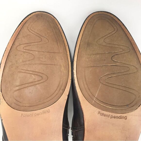 Earthies TREANO Brown Leather Bronze Studded Ankle Boots in Chestnut - Picture 14 of 16